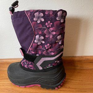 Kamik "Snowbank2" girls snow boots with liner, size 12